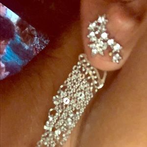 Silver earrings